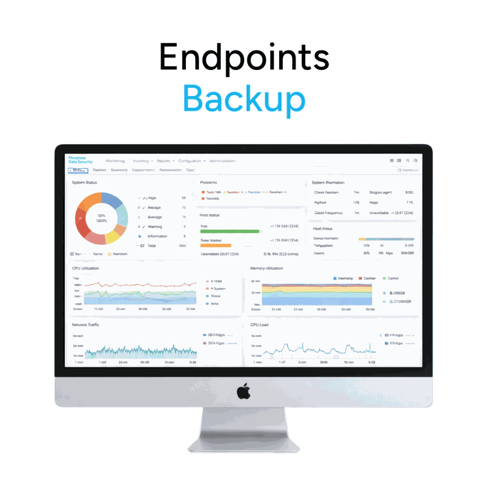 Backup für Endgeräte mit Mindtime: das Backup-Dashboard für Laptops, Mobilgeräte und Kassensysteme